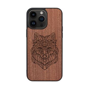 Coque iPhone en bois – Renard 1