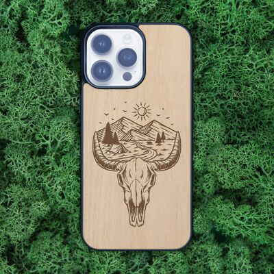 Custodia per iPhone in legno – Fauna selvatica