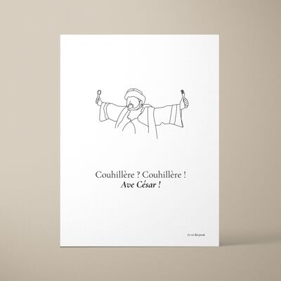 Afiche citando Kaamelott "Couhillère"