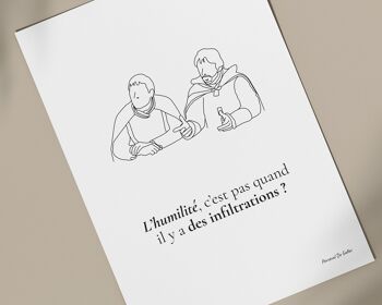 Affiche citation Kaamelott "L'humilité" 5