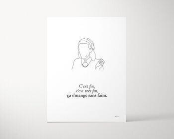 Affiche citation Le Père Noël est une ordure "C'est fin" 4