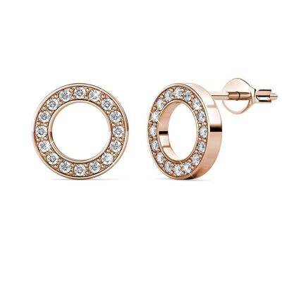 Ophir Earrings - Rose Gold and Crystal I MYC-Paris.com