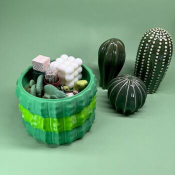 Bol décoratif empilable au design cactus - pour bijoux et accessoires 2