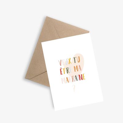 SIMPLE CARD - DO YOU WANT TO BE A GODFATHER?