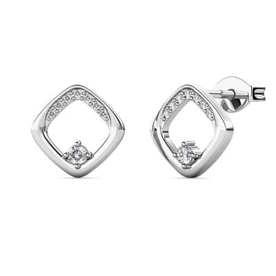 Adelise Earrings - Silver and Crystal I MYC-Paris.com