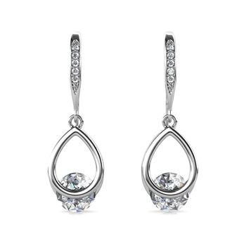 Boucles d'oreilles Tristin Hook - Argenté et Cristal I MYC-Paris.com 3