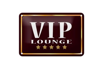 Plaque en tôle note 18x12cm, décoration VIP Lounge 5 étoiles 1