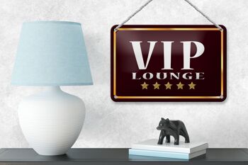 Plaque en tôle note 18x12cm, décoration VIP Lounge 5 étoiles 4