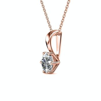 Pendentifs Birth Stone - Or Rosé et Cristal 3