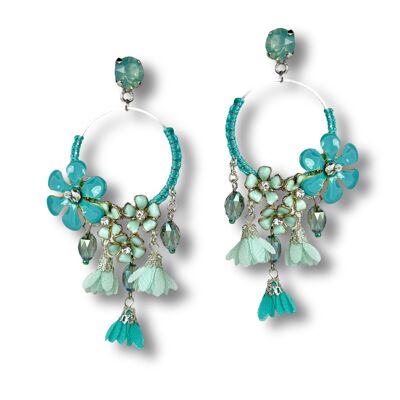 Tiffany Water Green Earrings