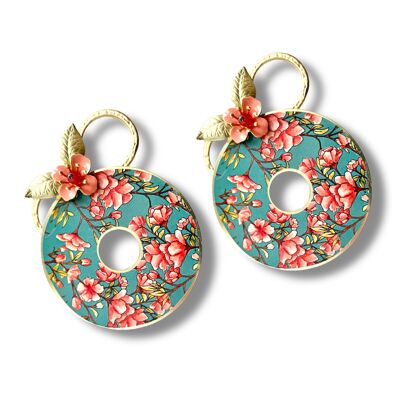 Spring 01 Magnolia earrings