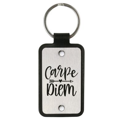 Leather Keychain – Carpe Diem
