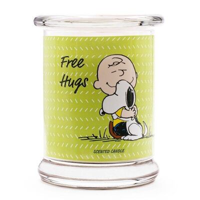 Bougie parfumée Peanuts Free Hugs - 250g.