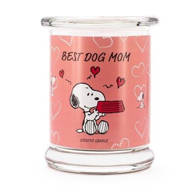 Bougie parfumée Peanuts Best Dog Mom - 250g.