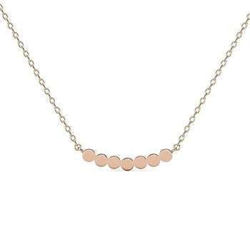 Collier Evelyne - Or Rosé et Cristal I MYC-Paris.com 3