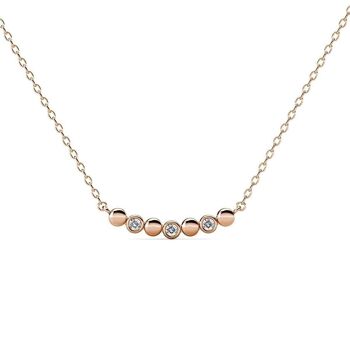 Collier Evelyne - Or Rosé et Cristal I MYC-Paris.com 6