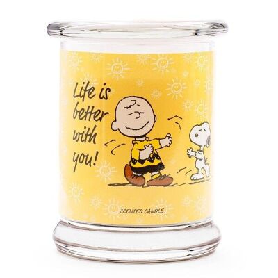 Scented candle Peanuts Life is better with you - 250g.