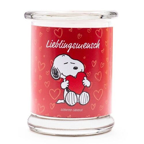 Scented candle Peanuts favorite person - 250g.
