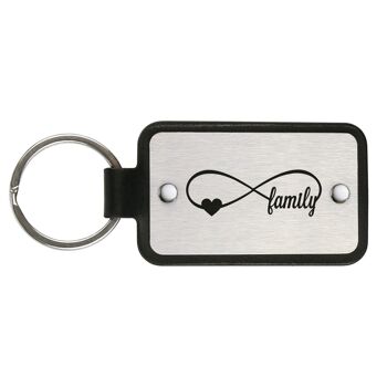 Porte-clés en cuir – Famille 1