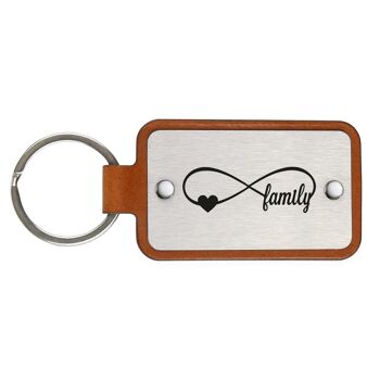 Porte-clés en cuir – Famille 2