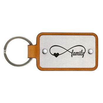 Porte-clés en cuir – Famille 3