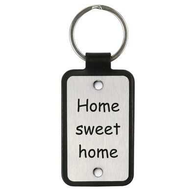 Llavero de Cuero – Hogar dulce hogar