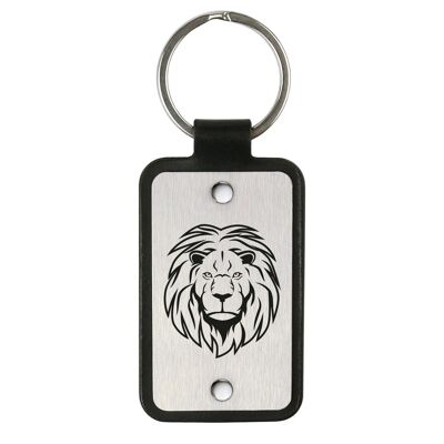 Leather Keychain – Lion
