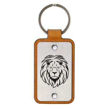 Porte-clés en cuir – Lion 3