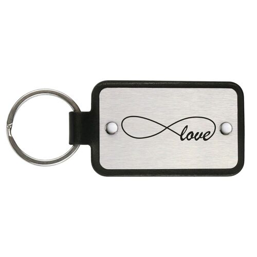 Leather Keychain – Love