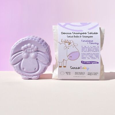 Solid Shower Shampoo for Children Fiorelloso - Pecorella LILLY