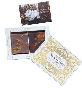 Coffret Émotion - DELIZIE PERUGINE (Fusion Chocolat) 2 BARRES DE SAVON 2