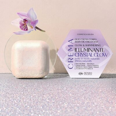 Huile Solide Corps CRYSTAL GLOW - Crème Illuminatrice