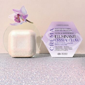 Huile Solide Corps CRYSTAL GLOW - Crème Illuminatrice 1