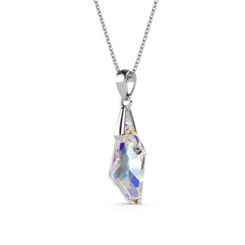 Pendentifs Silvestre - Argenté et Blanc brillant I MYC-Paris.com 8