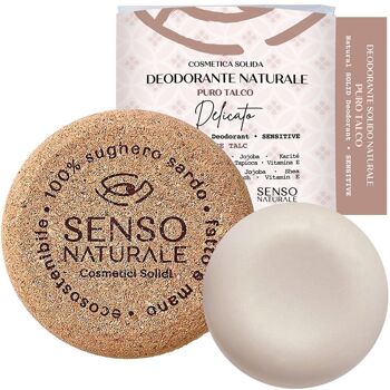 Déodorant Naturel DÉLICAT Parfum PURE TALC + Conteneur [ PACK ] 1