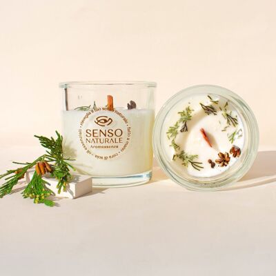 EQUILIBRIO Medium scented soy candle