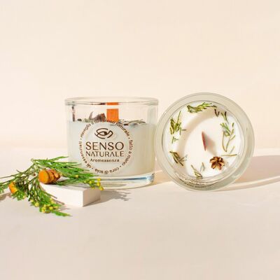 EQUILIBRIO Small scented soy candle