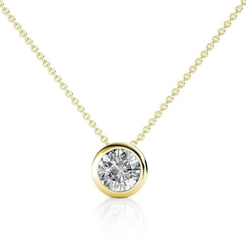 Pendentifs Simplicity - Doré et Cristal I MYC-Paris.com