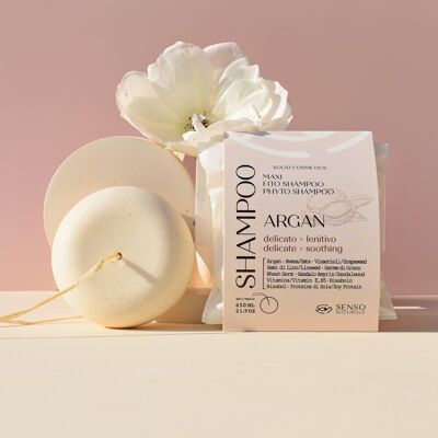 Shampoing Phyto Solide ARGAN Apaisant - Délicat pour cuir chevelu sensible