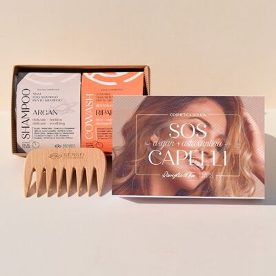 Kit SOS HAIR - Recommandé pour cheveux bouclés, secs et traités 3 produits