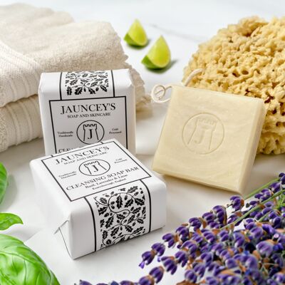 Basil Lavender and Lime Cleansing Bar