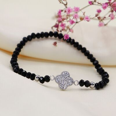 Armband Clover crystal