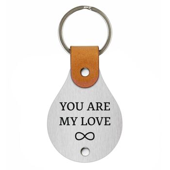 Porte-clés en cuir – Tu es mon amour 3