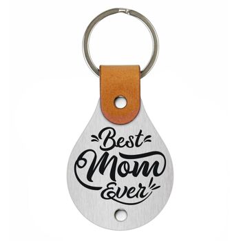 Porte-clés en cuir – Meilleure maman de tous les temps 3
