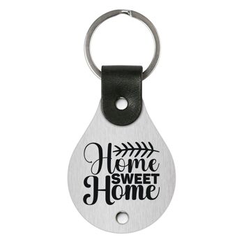 Porte-clés en cuir – Home sweet home II 1