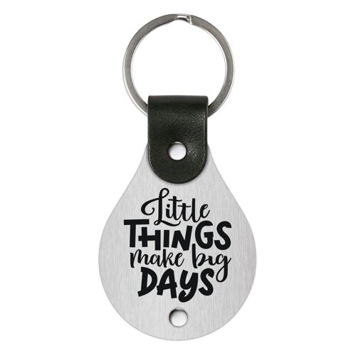 Leather Keychain – Little things make big days
