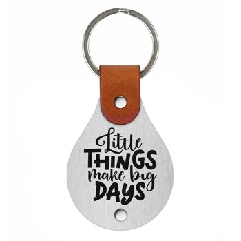 Porte-clés en cuir – Les petites choses font les grands jours 2
