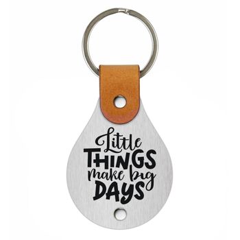 Porte-clés en cuir – Les petites choses font les grands jours 3