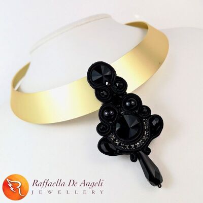 Collar Oronero con Soutache