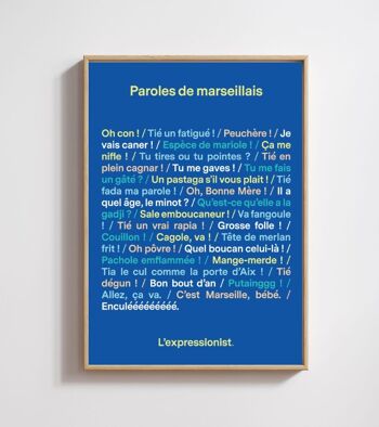 Poster Paroles de marseillais 1